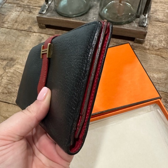 Hermes Bearn Classic Wallet w/ COA & Box - Picture 11 of 17